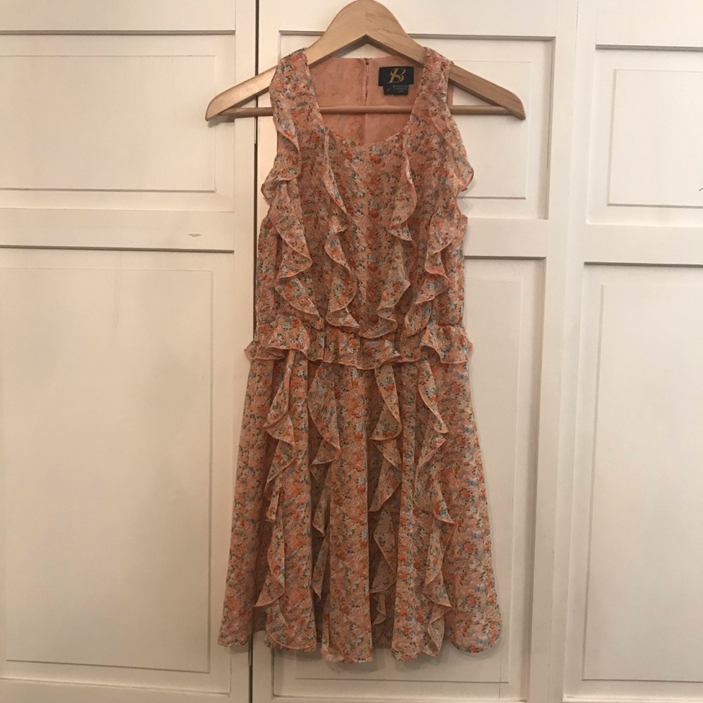 Boutique Floral Ruffled Dress